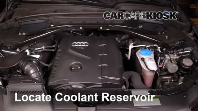 2011 Audi Q5 Premium Plus 2.0L 4 Cyl. Turbo Antigel (Liquide de Refroidissement) Vérifiez le niveau d'antigel